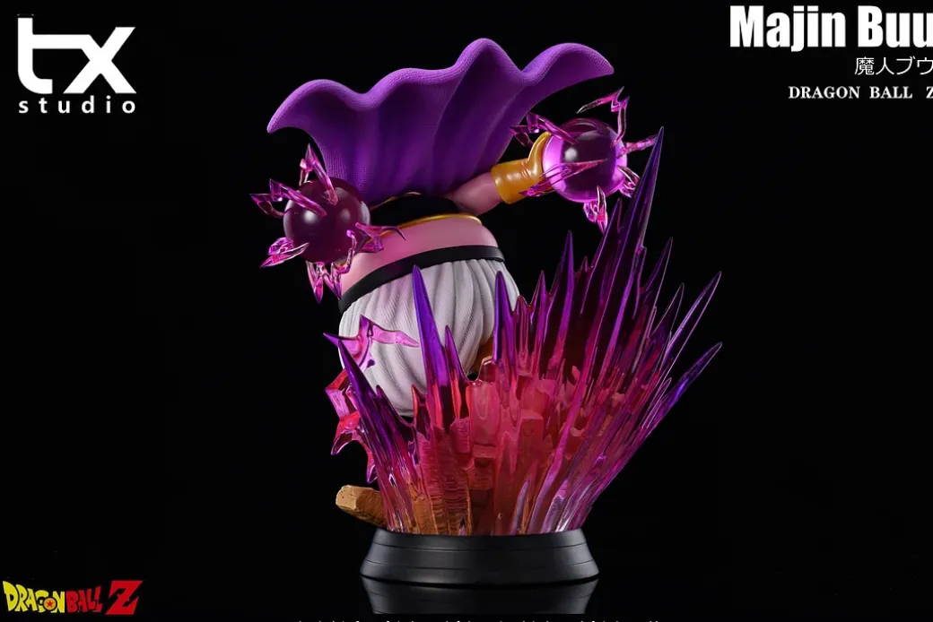 Angry Majin Buu with LED - Dragon Ball Resin Statue - TX Studios