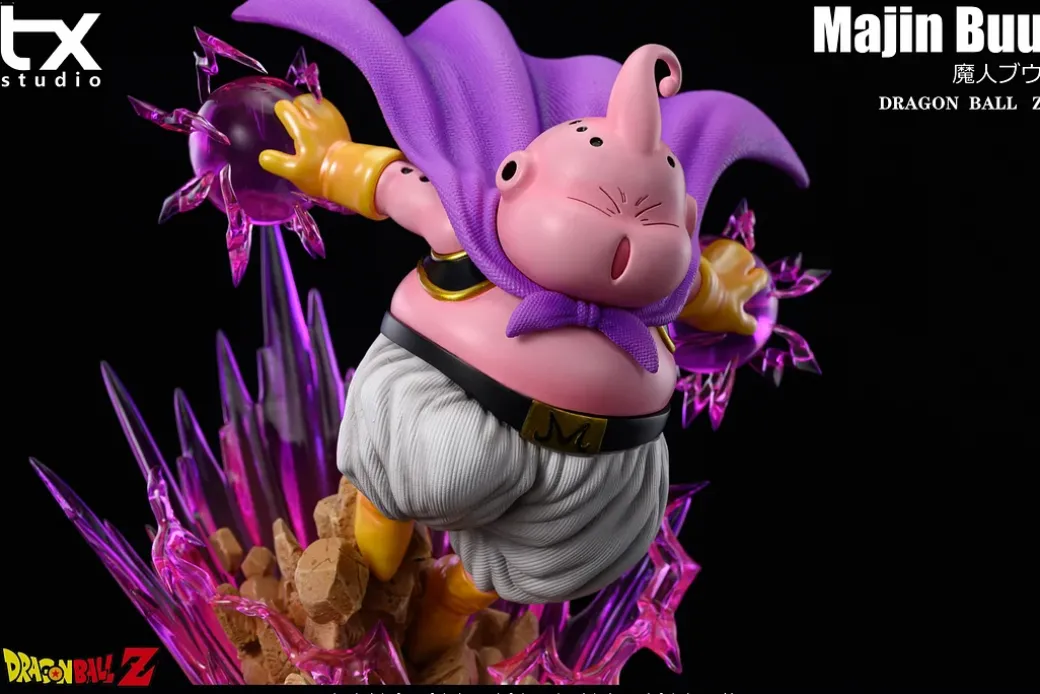Angry Majin Buu with LED - Dragon Ball Resin Statue - TX Studios