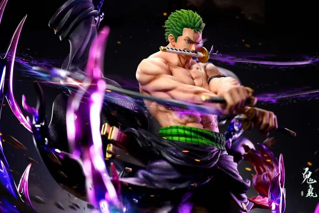 Angry Roronoa Zoro - ONE PIECE Resin Statue - T-H Studios