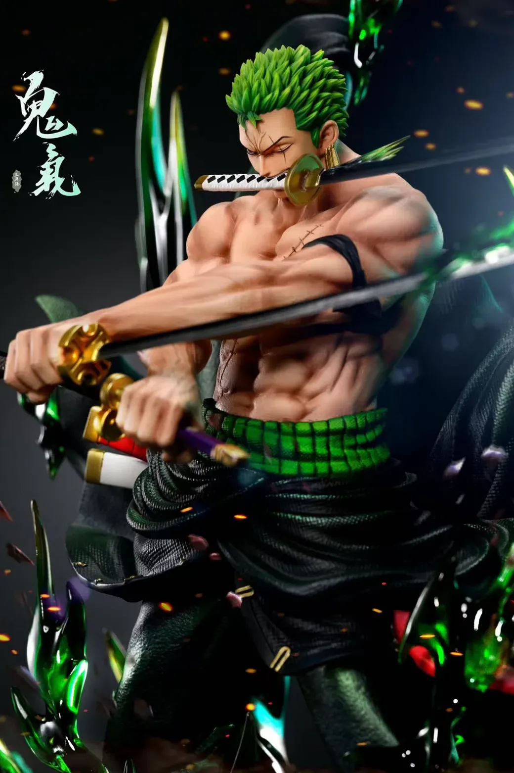 Angry Roronoa Zoro - ONE PIECE Resin Statue - T-H Studios