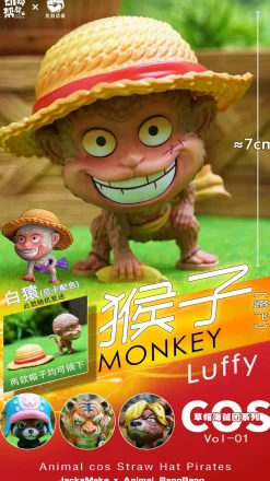 Animal Cosplay Series Monkey Cosplay Monkey D. Luffy - ONE PIECE Resin Statue - JacksMake Studio