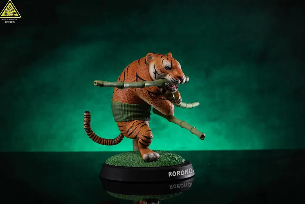 Animal Series 001 Tiger ver. Roronoa Zoro - ONE PIECE Resin Statue - Super Bomb Studio