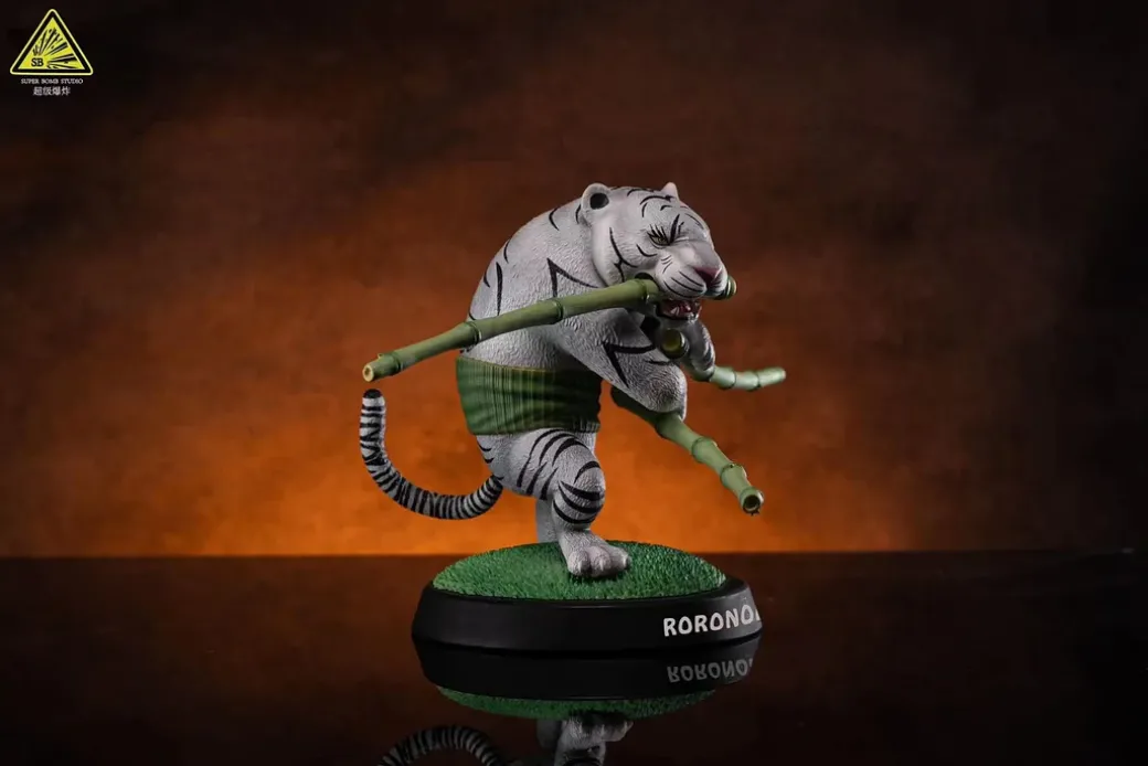 Animal Series 001 Tiger ver. Roronoa Zoro - ONE PIECE Resin Statue - Super Bomb Studio