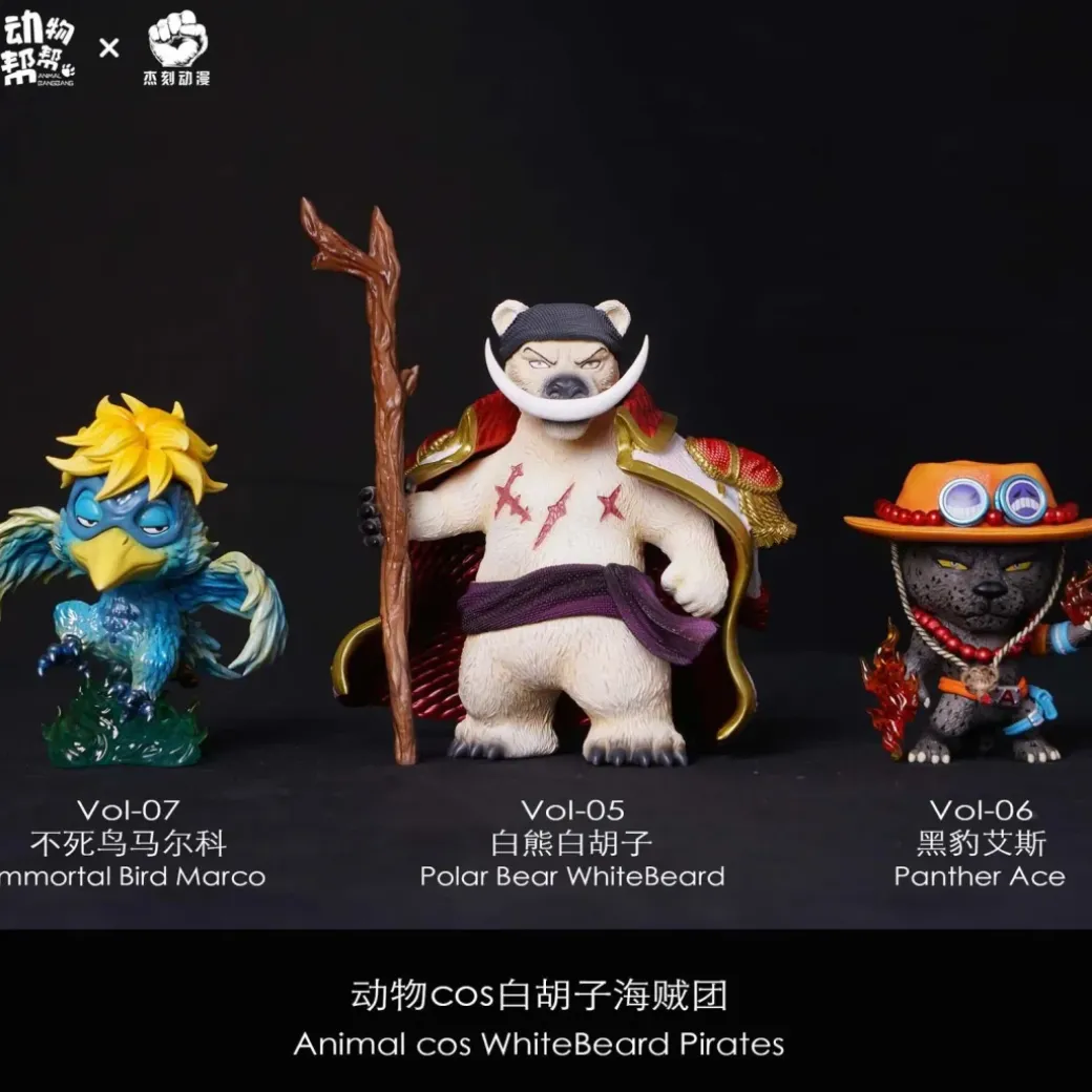 Animals Cosplay Whitebeard Pirates - ONE PIECE Resin Statue - JacksDo Studios
