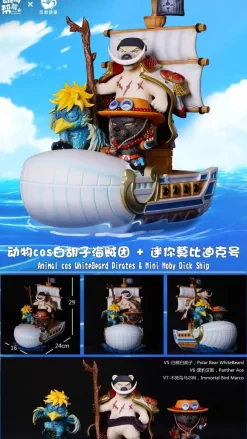 Animals Cosplay Whitebeard Pirates - ONE PIECE Resin Statue - JacksDo Studios