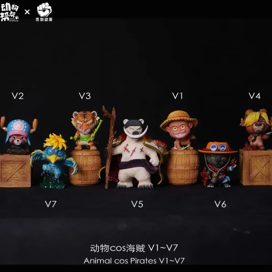 Animals Cosplay Whitebeard Pirates - ONE PIECE Resin Statue - JacksDo Studios