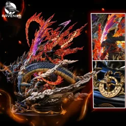 Anniversary Ver. Roronoa Zoro VS Kaido with LED - ONE PIECE Resin Statue - RAVEN Studio