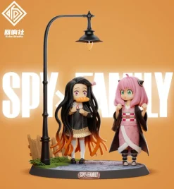 Anya Forger & Nezuko Kamado - SPY X FAMILY Demon Slayer: Kimetsu no Yaiba Resin Statue - Echo Studio