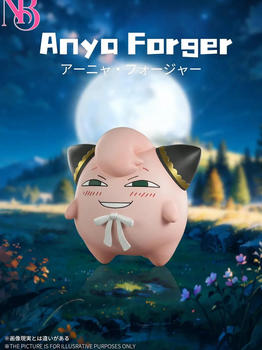 Anya Forger Cosplay Cleffa - SPY X FAMILY Pokemon Resin Statue - NB Studio