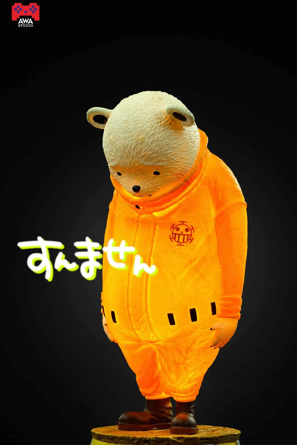 Apologize Bepo Night Lamp with LED - ONE PIECE Resin Statue - AWA Studio