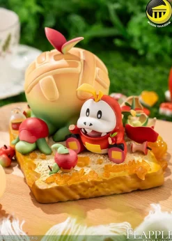 Apple Family Picnic Time Fuecoco & Applin & Flapple & Appletun - Pokemon Resin Statue - Moon Shadow Studios