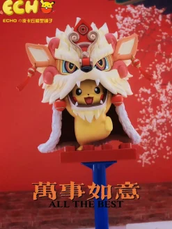 Arcanine Cosplay Pikachu Lion Dance - Pokemon Statue - ECHO_Studio
