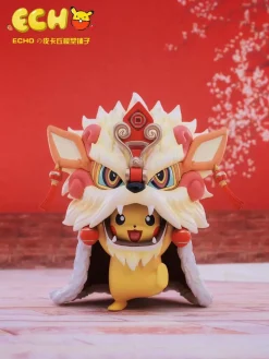 Arcanine Cosplay Pikachu Lion Dance - Pokemon Statue - ECHO_Studio