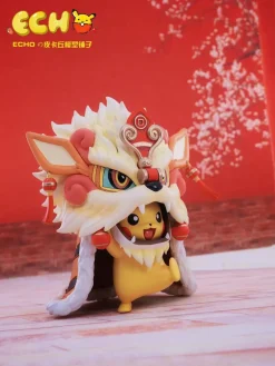Arcanine Cosplay Pikachu Lion Dance - Pokemon Statue - ECHO_Studio