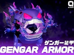 Armored Gengar with LED - Pokemon Resin Statue - Q-MON Studio