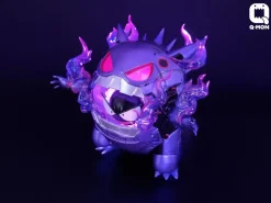 Armored Gengar with LED - Pokemon Resin Statue - Q-MON Studio