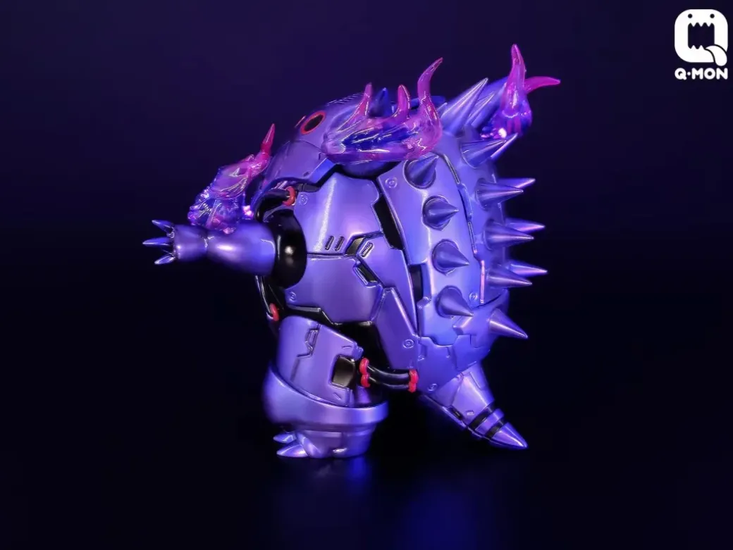 Armored Gengar with LED - Pokemon Resin Statue - Q-MON Studio