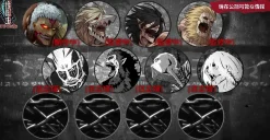 Armored Titan & Falco Grice's Jaw Titan Bust Statue With LED - Attack On Titan Resin Statue - GDC-Studio