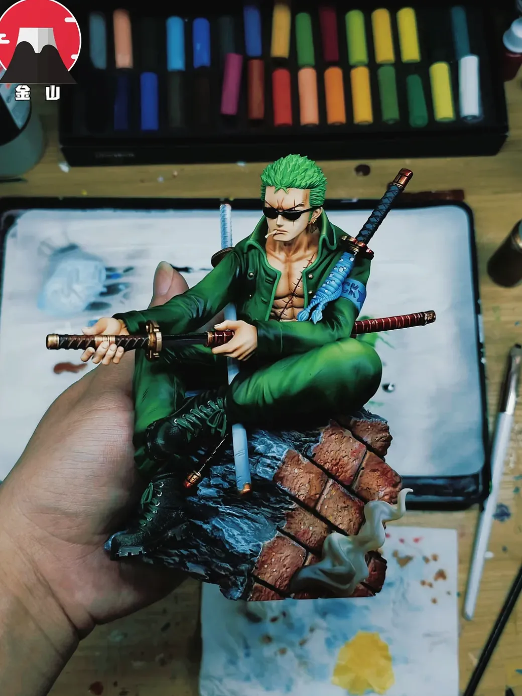 Army Series 001 Roronoa Zoro - ONE PIECE Resin Statue - Jinshan-Studio
