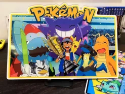 Ash Ketchum & his Pokemon Frame Decoration/Fridge Magnet - Pokemon Resin Statue - Xingkong Studio
