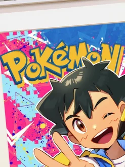 Ash Ketchum & Pikachu Decorative Painting - Pokemon - Xingkong Studio