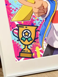 Ash Ketchum & Pikachu Decorative Painting - Pokemon - Xingkong Studio