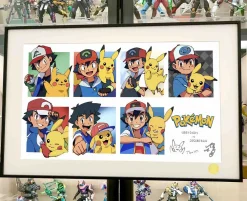 Ash Ketchum & Pikachu Decorative Painting - Pokemon - Xingkong Studio
