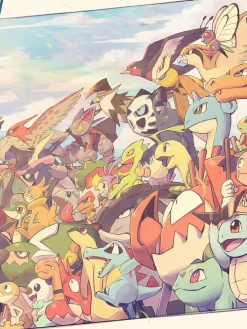 Ash Ketchum & Pokemons Decorative Painting - Pokemon - Xingkong Studio