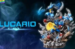 Ash Ketchum's Pokemon Series 001 Lucario - Pokemon Resin Statue - Rainbow Studio