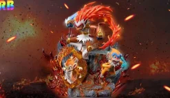Ash Ketchum's Pokemon Series 002 Infernape - Pokemon Resin Statue - Rainbow Studio