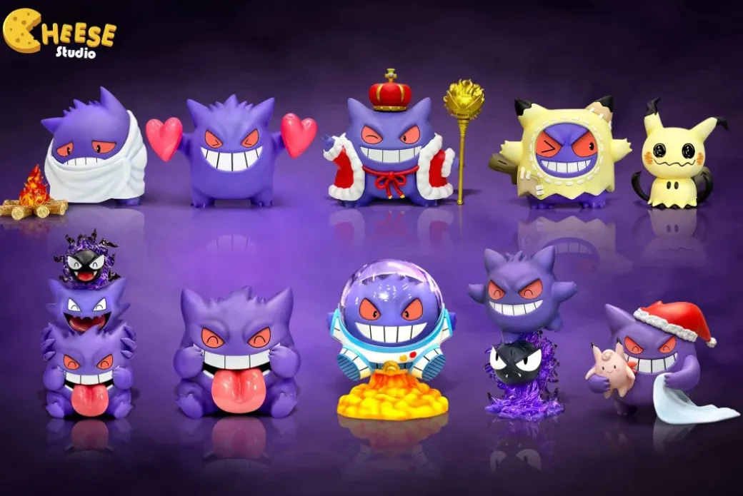 Astronaut Gengar - Pokemon Resin Statue - CHEESE Studio