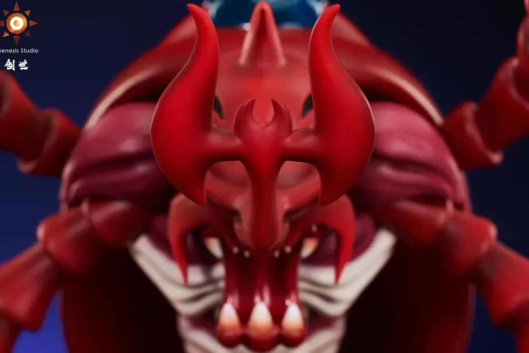 Atlur Kabuterimon Red - Digimon Resin Statue - Genesis-Studio