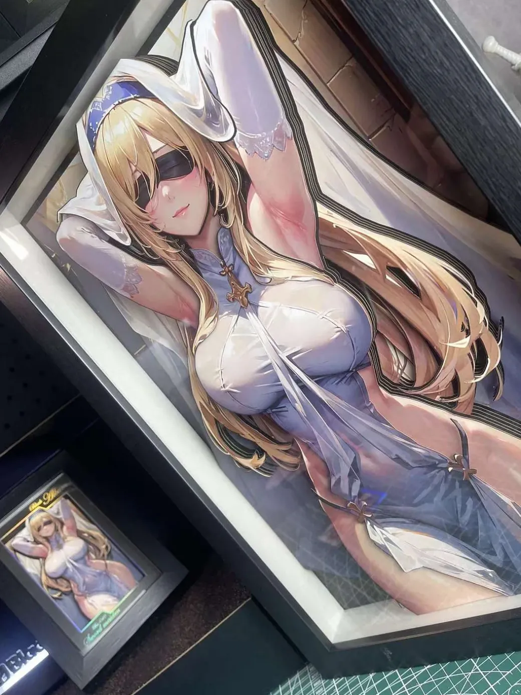 BA-010 & BBLG-003 Sword Maiden 3D Decorative Painting - Goblin Slayer - Black Box Studio