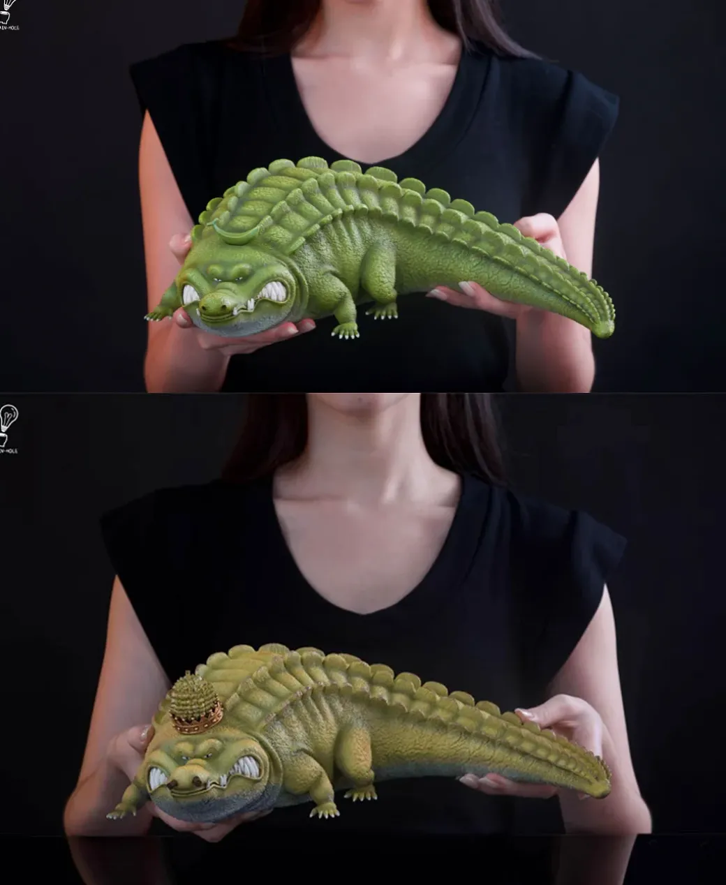Banana Gator & Durian Gator - ONE PIECE Resin Statue - Brain Hole Studio