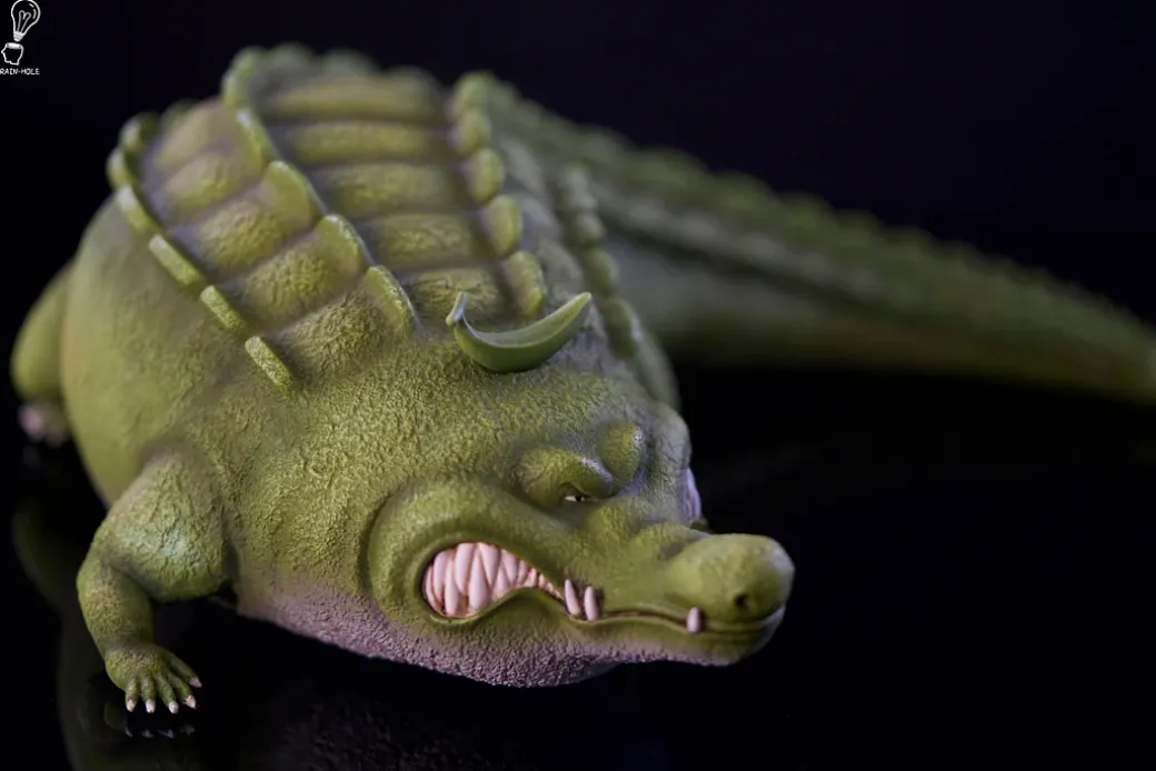 Banana Gator & Durian Gator - ONE PIECE Resin Statue - Brain Hole Studio