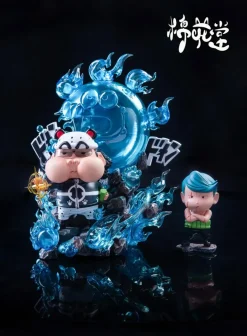 Bartholemew Kuma Cosplay Nohara Shinnosuke - Crayon Shin-chan ONE PIECE Resin Statue - MianHuaTang Studios
