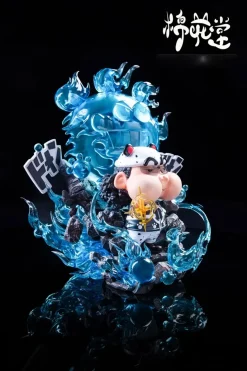 Bartholemew Kuma Cosplay Nohara Shinnosuke - Crayon Shin-chan ONE PIECE Resin Statue - MianHuaTang Studios