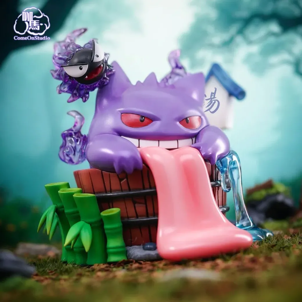 Bathing Gengar - Pokemon Resin Statue - Come On Studio