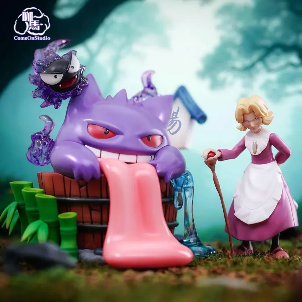 Bathing Gengar - Pokemon Resin Statue - Come On Studio
