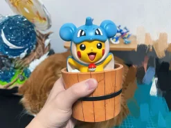 Bathing Lapras Cosplay Pikachu - Pokemon Resin Statue - PoKe Studio