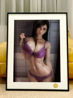 Bathroom Ver. Tifa Lockhart Decorative Painting - (FF7) Final Fantasy VII - Xingkong Studio