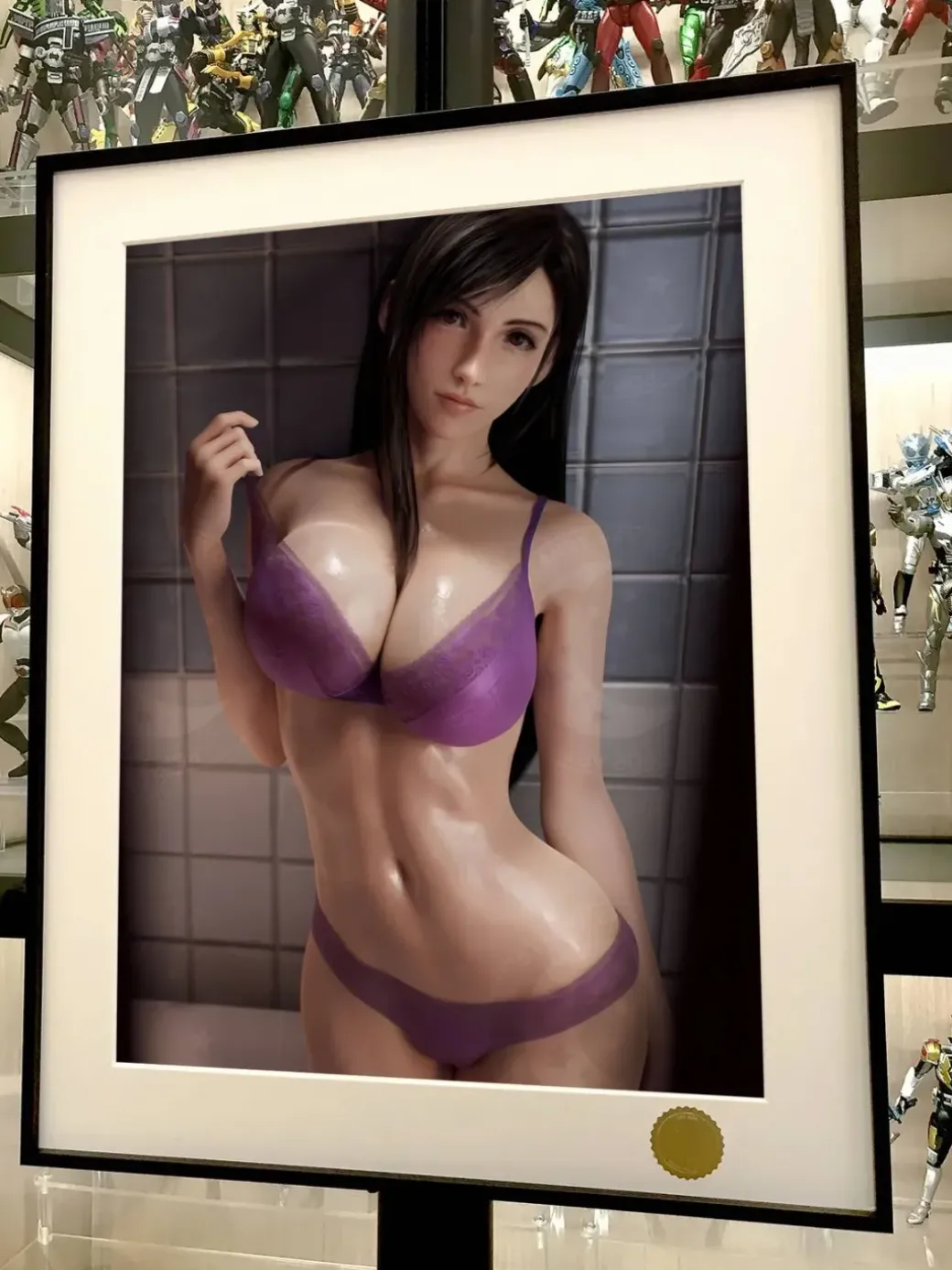 Bathroom Ver. Tifa Lockhart Decorative Painting - (FF7) Final Fantasy VII - Xingkong Studio