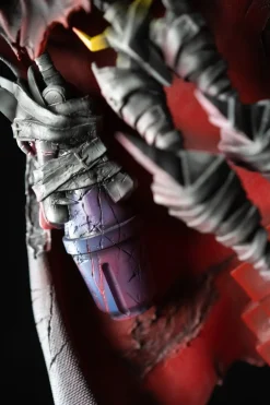 Battle Damaged Omegamon Zwart with LED - Digimon Resin Statue - MO Studio