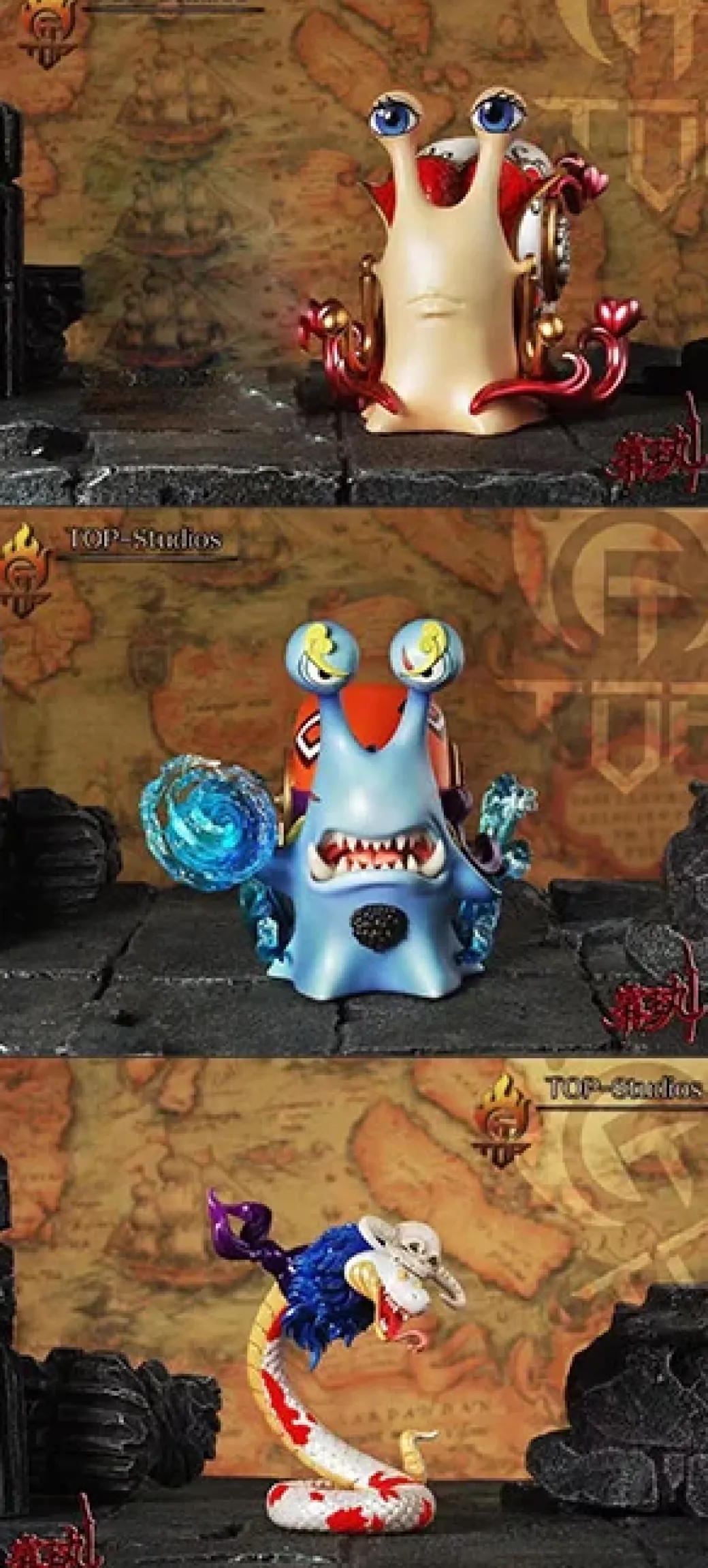 Battle Seven Warlords Series Den Den Mushi 04 - ONE PIECE Statue - TOP-Studios