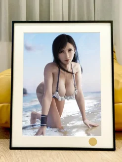 Beach Ver. Tifa Lockhart Decorative Painting - (FF7) Final Fantasy VII - Xingkong Studio