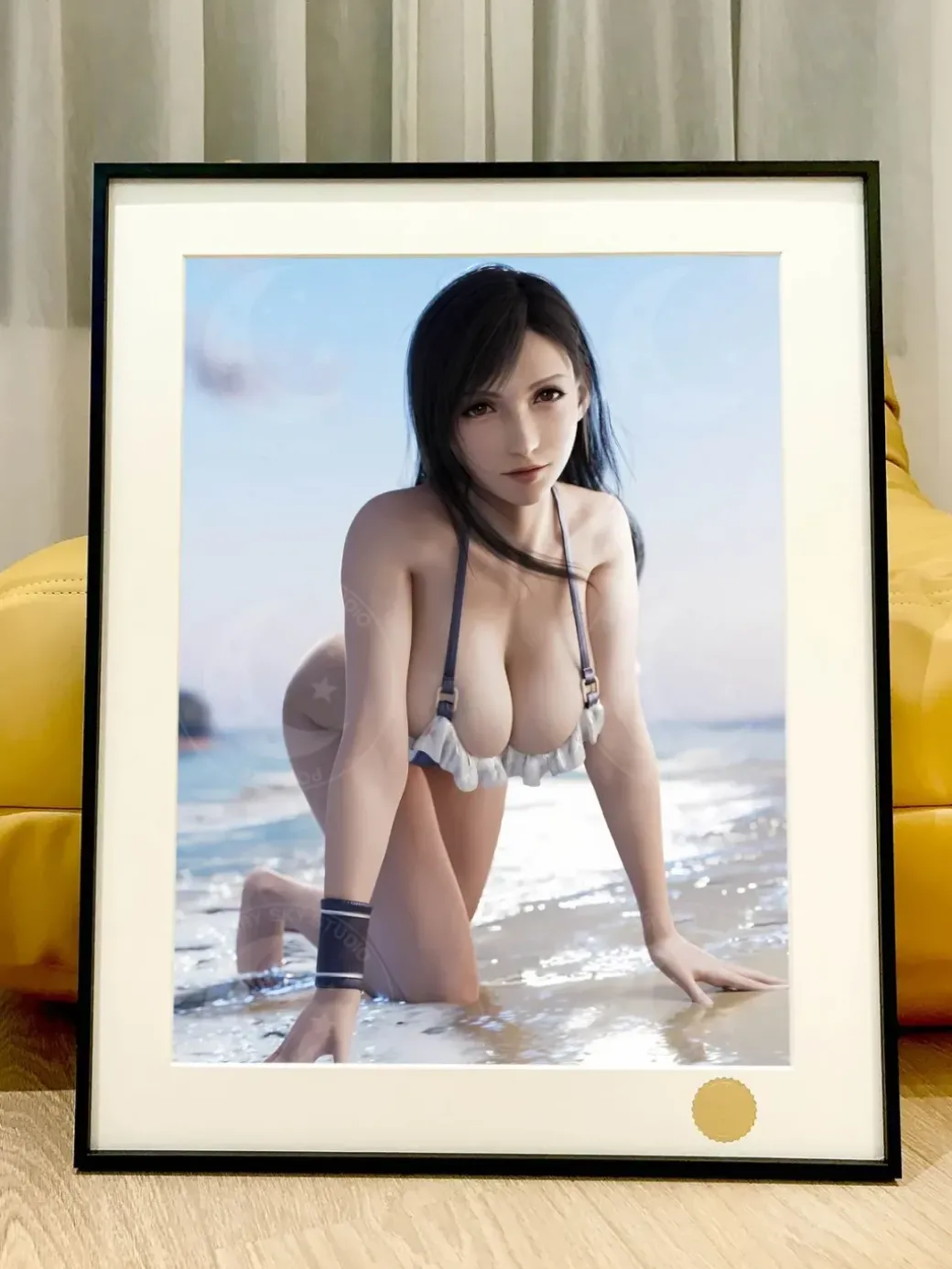 Beach Ver. Tifa Lockhart Decorative Painting - (FF7) Final Fantasy VII - Xingkong Studio