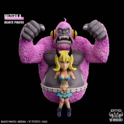 Beast Pirates Mizerka - ONE PIECE Statue - YZ Studios