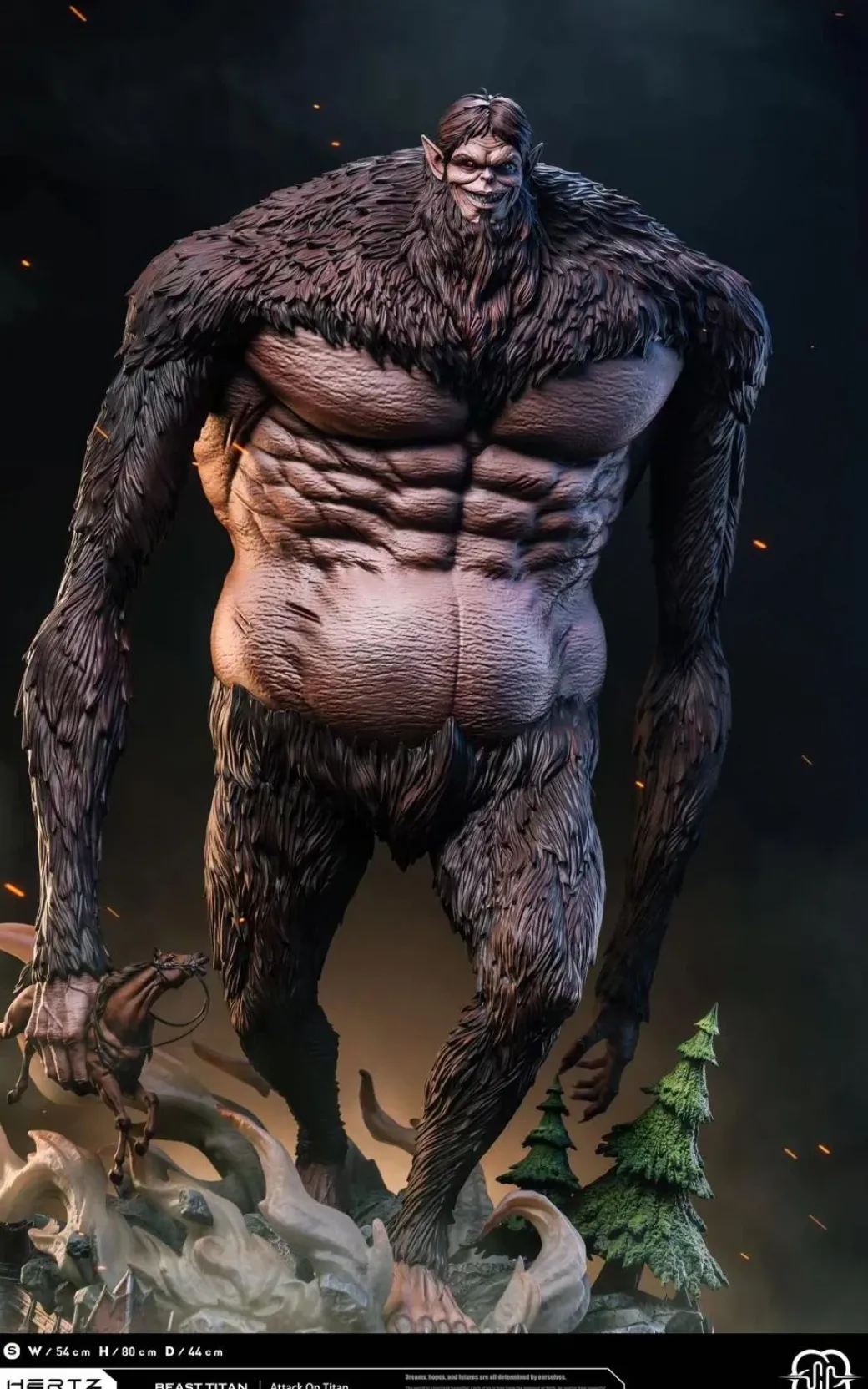 Beast Titan Zeke Yeager - Attack On Titan Resin Statue - Hertz Studio
