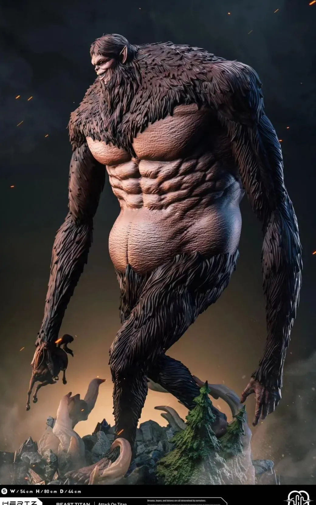 Beast Titan Zeke Yeager - Attack On Titan Resin Statue - Hertz Studio