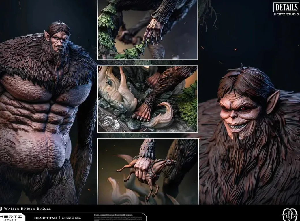 Beast Titan Zeke Yeager - Attack On Titan Resin Statue - Hertz Studio